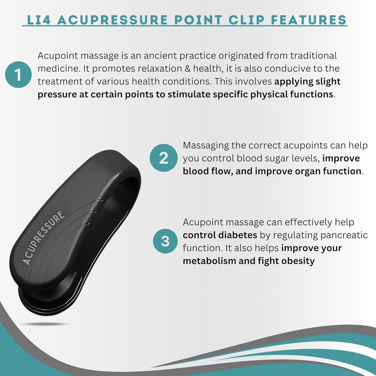 Acupressure Clip For Diabetics | Sugar Control Acupressure Clip | BUY 1 GET 1 FREE