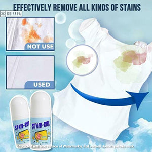 FeastNest Stain Remover for Clothes, Multi-Purpose Roll Bead Fabric Clothes Instant Stain Remover for Cotton, Linen, Polyester, Blended Fabric