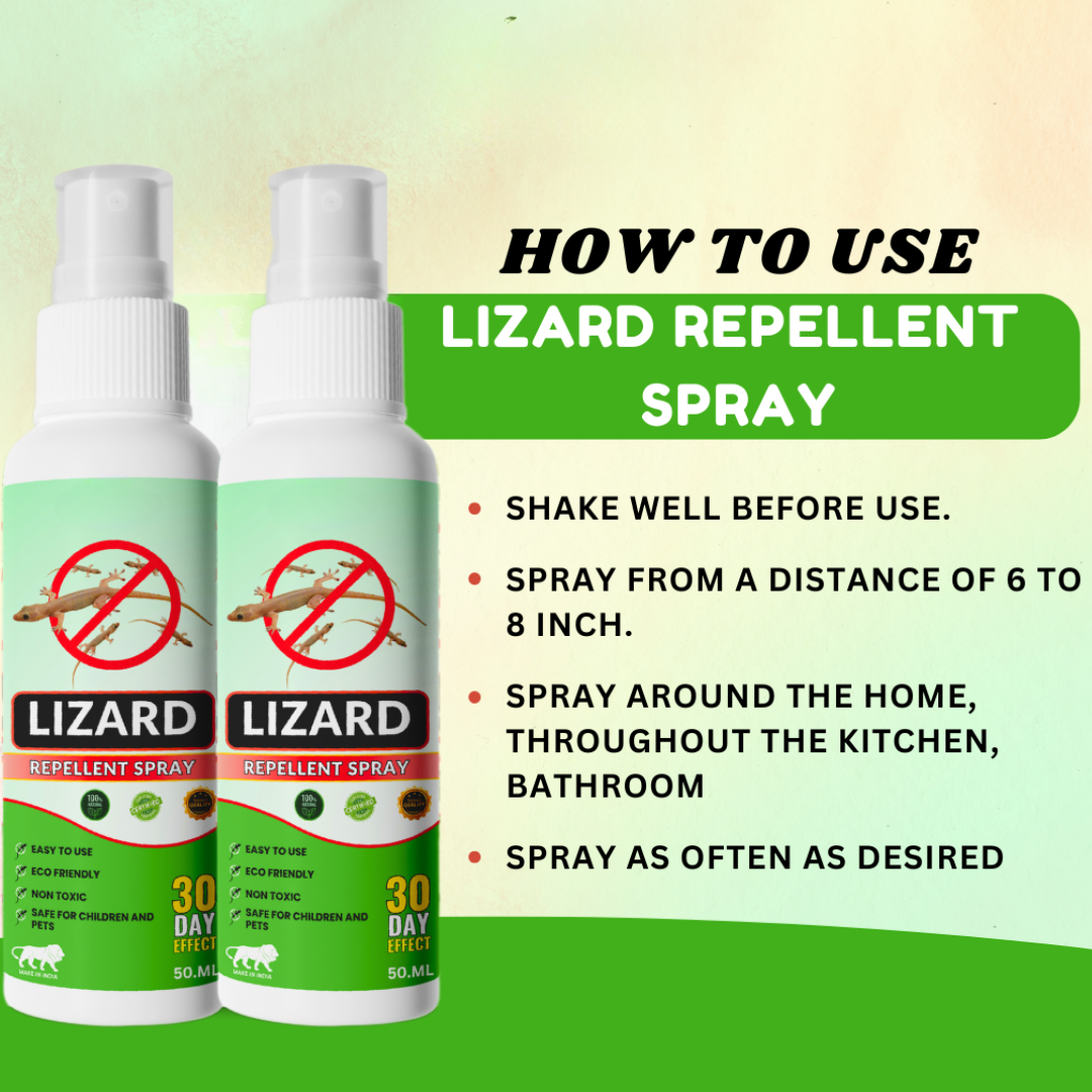 Lizard Repellent Spray - Protect your home from Pest, mite & insects