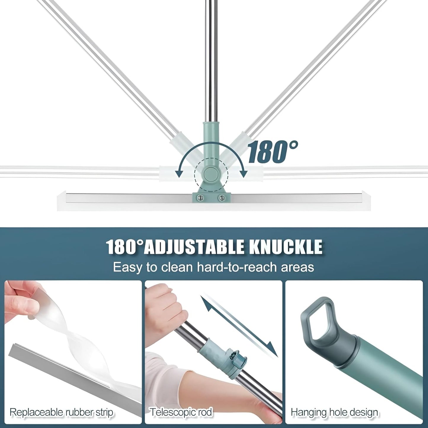 MAGIC WIPER – The Ultimate All in 1 Rotating Broom & Wiper