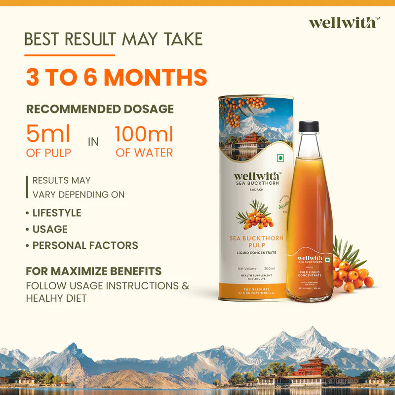 Himalayan Sea Buckthorn Berries Juice - Pure & Natural